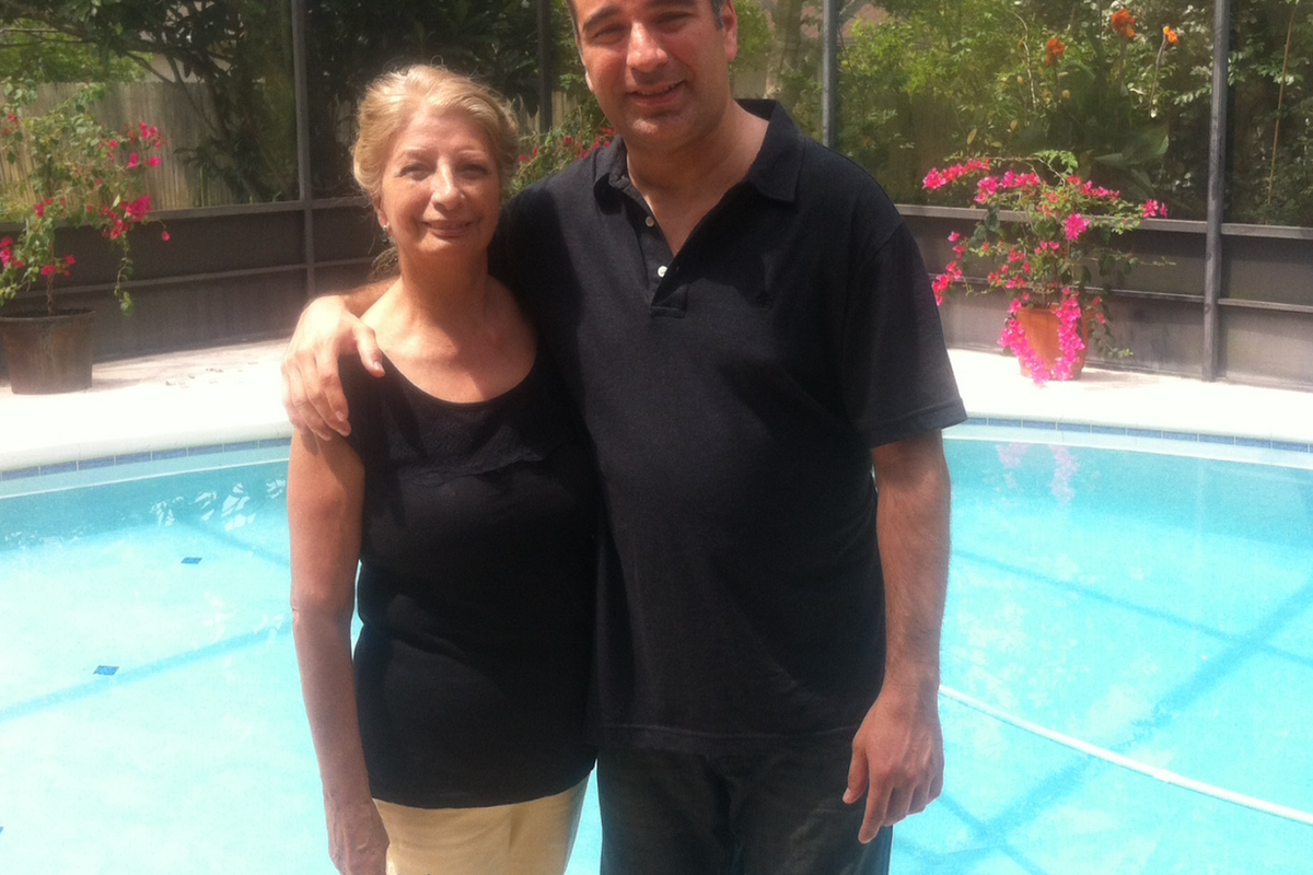 Nick and his mother Lucy